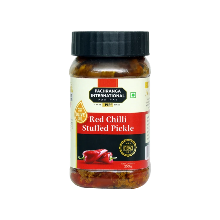 Pachranga's Red Chilli Stuffed in Olive Oil Pickle