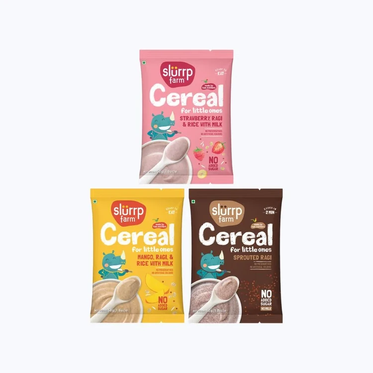 Slurrp Farm Multigrain Kids Cereal Trial Pack Combo