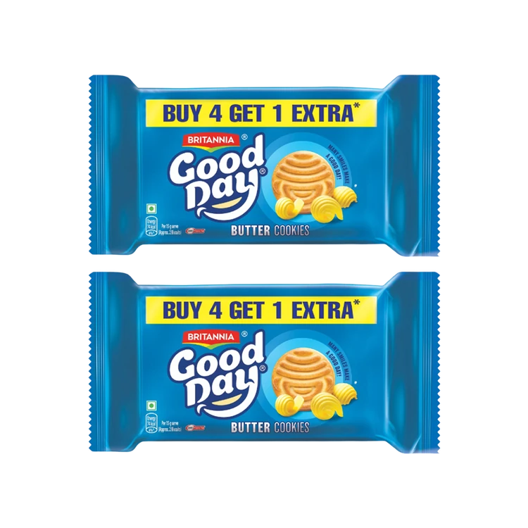 Britannia Good Day Butter Biscuit Family Pack - Pack of 2