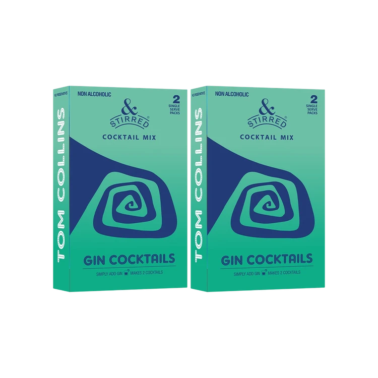&Stirred Gin Cocktail Mix - Pack of 2