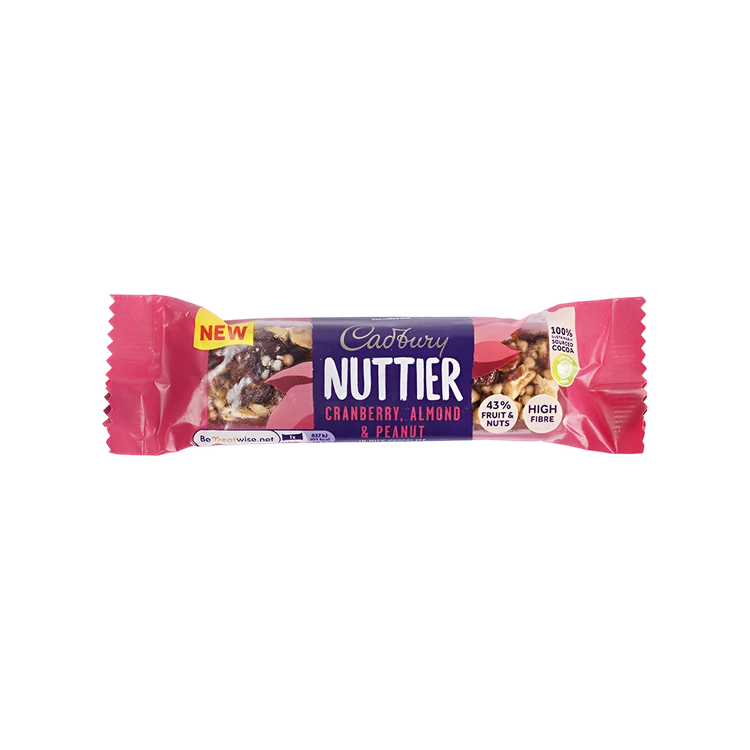 Cadbury Nuttier Chocolate Bar (Cranberry, Almond & Peanut)