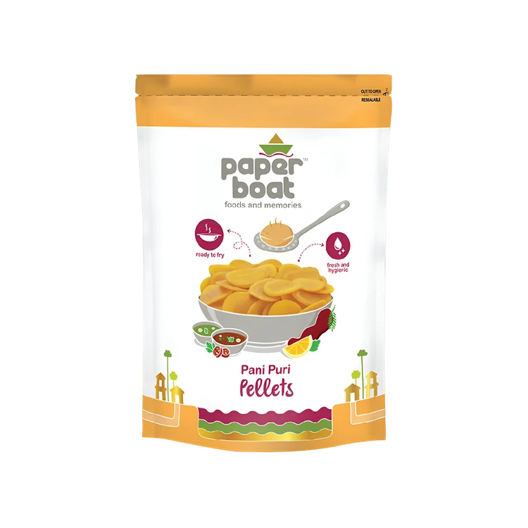 paper boat Pani Puri Papad