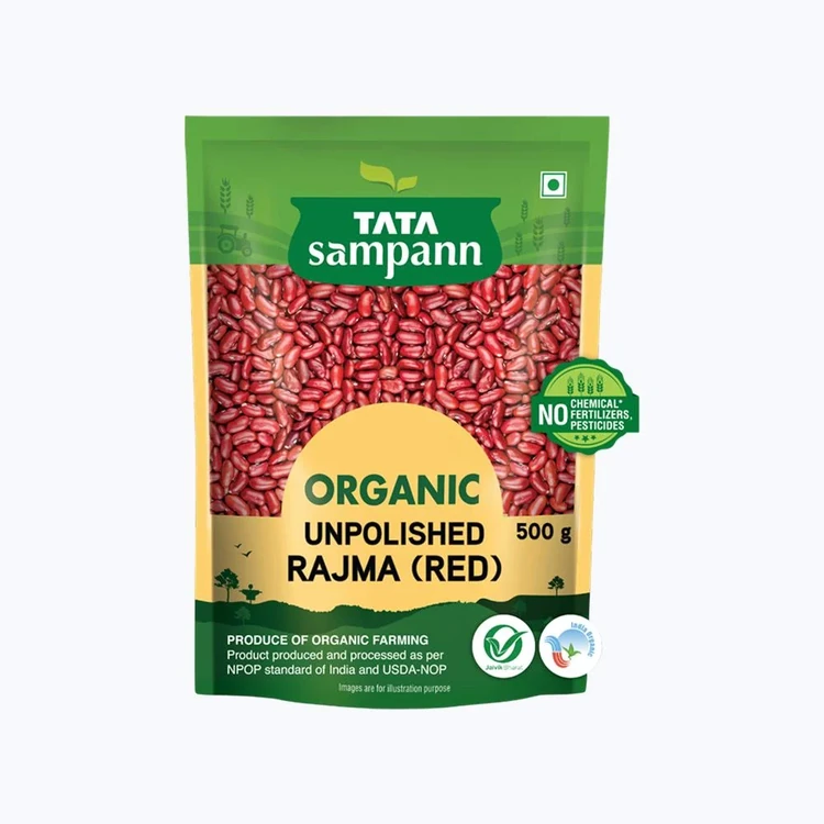 Tata Sampann Unpolished Organic Rajma (Red)