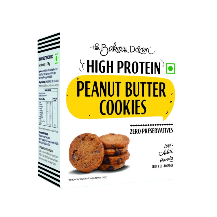 The Baker's Dozen High Protein Peanut Butter Cookies