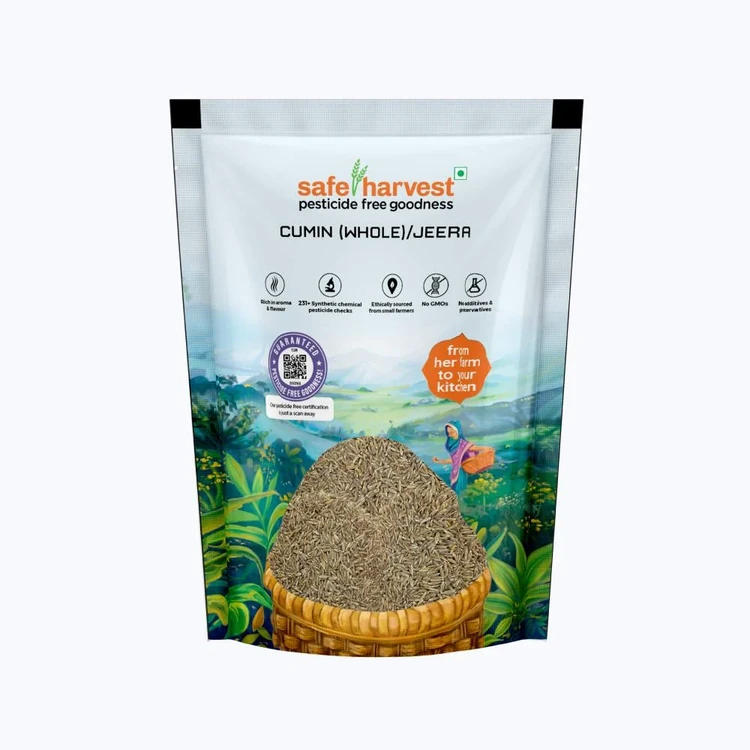 Safe Harvest Pesticide-Free Cumin Seeds / Jeera Seeds