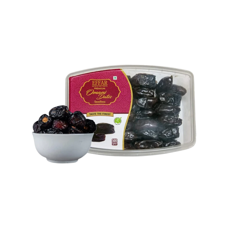Effar Dates & Dryfruits Premium Omani Seedless Dates (Kharjura)