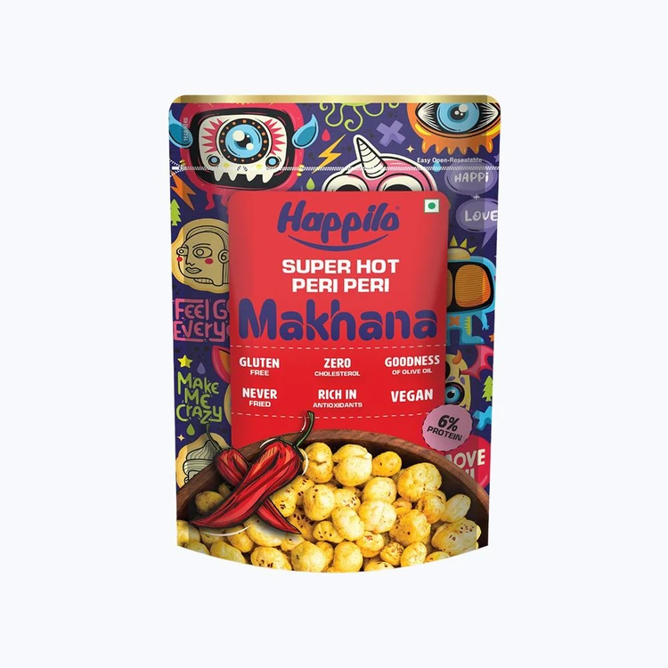 Happilo Super Hot Peri Peri Flavoured Makhana