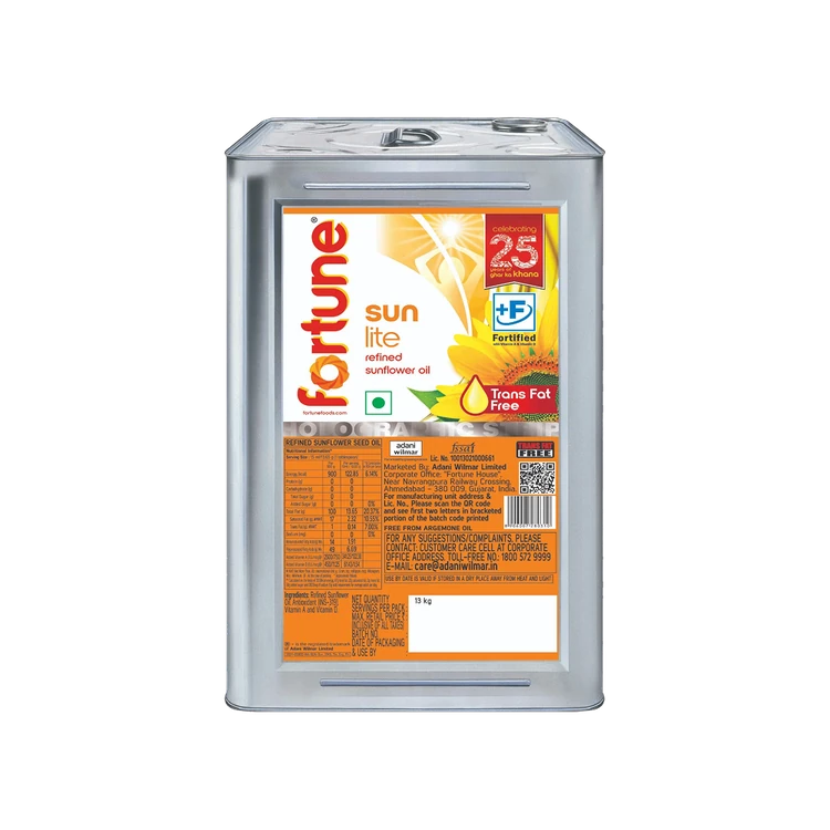 Fortune Sunlite Refined Sunflower Oil (Suryakanthi Enne)