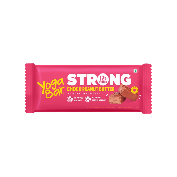 Yoga Bar 12 g Protein Bar, Choco Peanut Butter, No Added Sugar