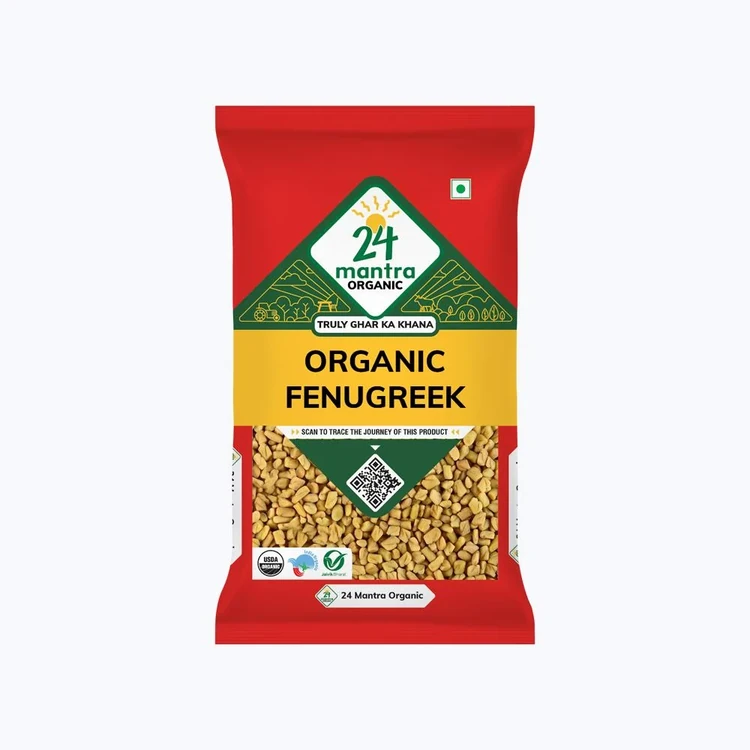 24 Mantra Organic Methi Seeds / Fenugreek Seeds