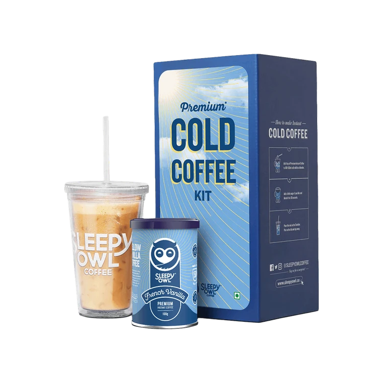 Sleepy Owl French Vanilla Cold Coffee Kit