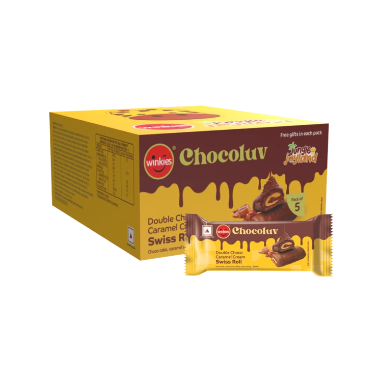 Winkies Jungle Joyland Chocoluv Swiss Roll (Free Gifts Inside)