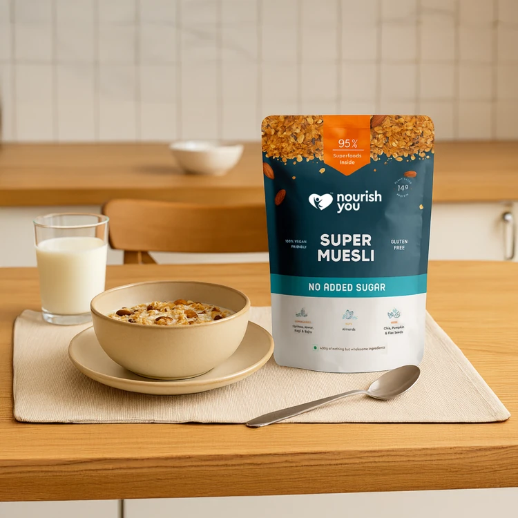 Nourish You No Added Sugar Healthy Super Muesli