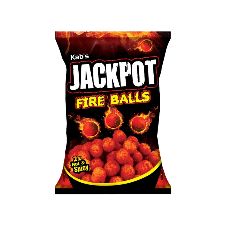 Kab's Jackpot Fire Balls Snack
