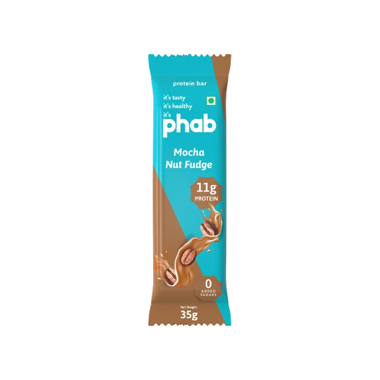 Phab 11g Protein Mocha Nut Fudge Protein Bar