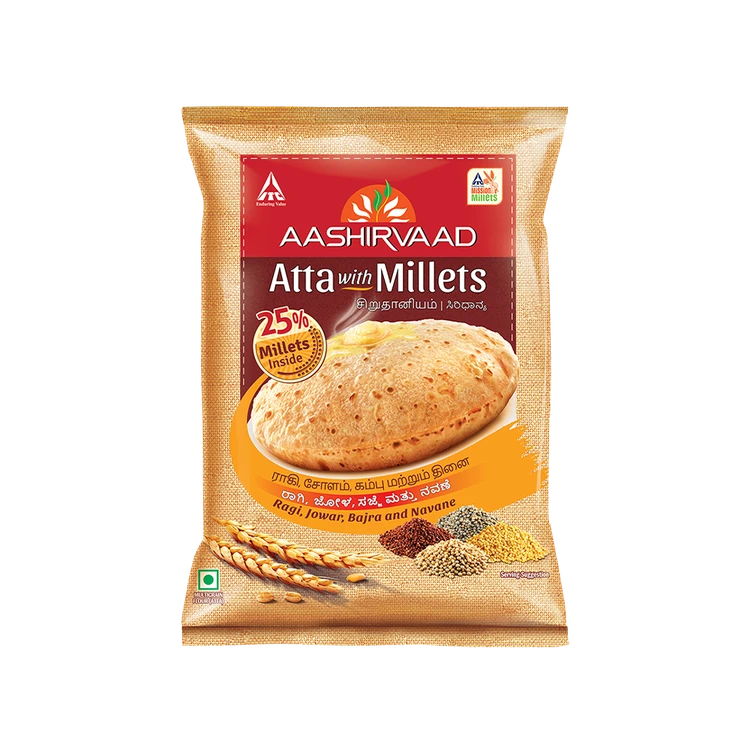 Aashirvaad Atta With Millets (Godihittu)