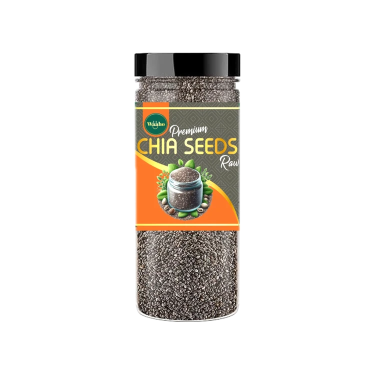 Waaho Premium Chia Seeds Raw (Chia Beeja)