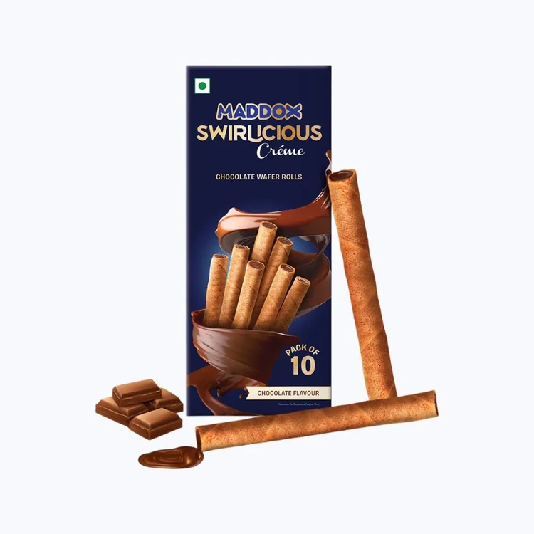 Maddox Swirlicious Chocolate Wafer Roll