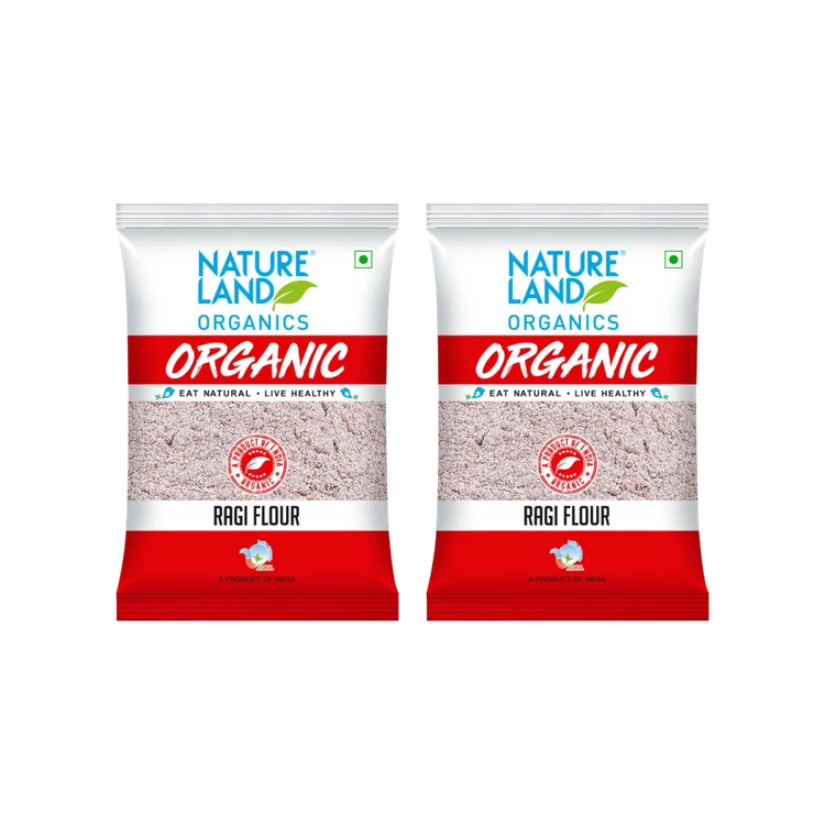 Natureland - Organic Ragi Flour - Pack of 2