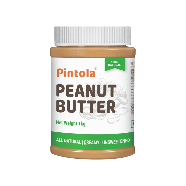 Pintola All Natural Creamy Peanut Butter (Unsweetened)