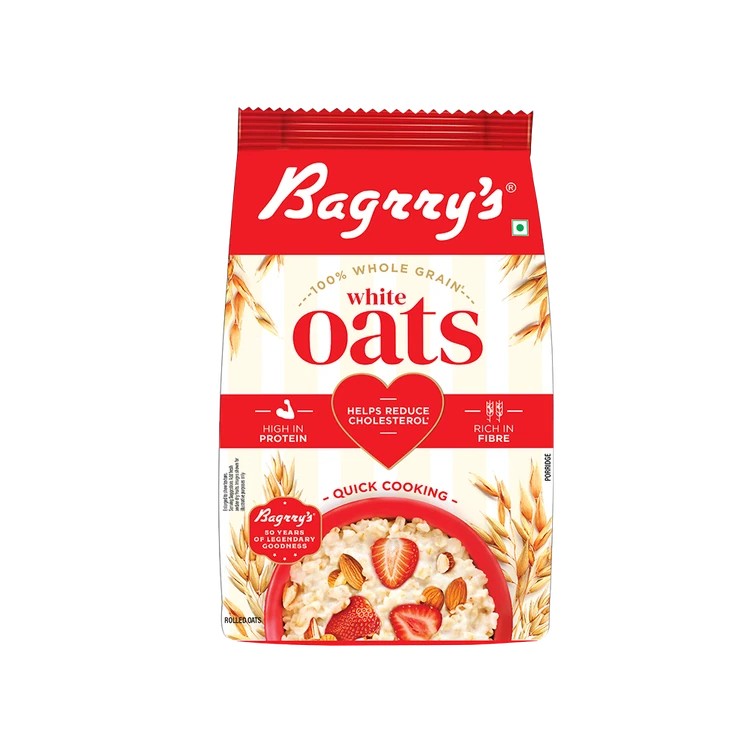 Bagrry's 100% Whole Grain White Instant Oats