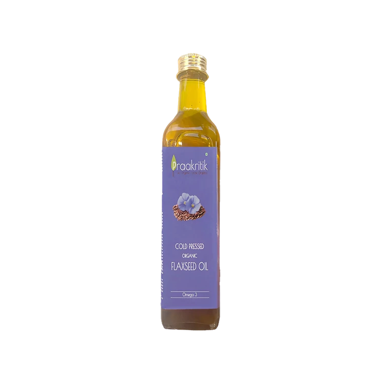 Praakritik Cold Pressed Organic Flaxseed Oil