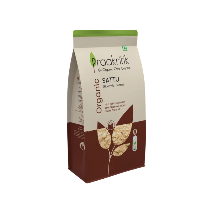 Praakritik Organic Sattu Flour with Jeera