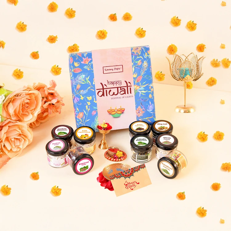 Tummy Pops Diwali Mini Festive Mouth Freshener Gift Hamper