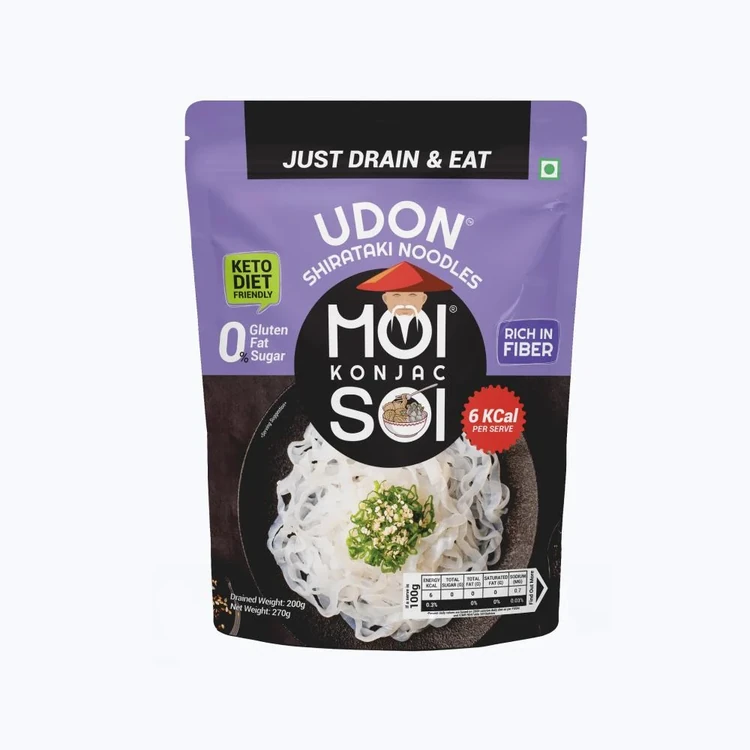 Moi Soi Shirataki Udon Noodles - Keto Low Calorie