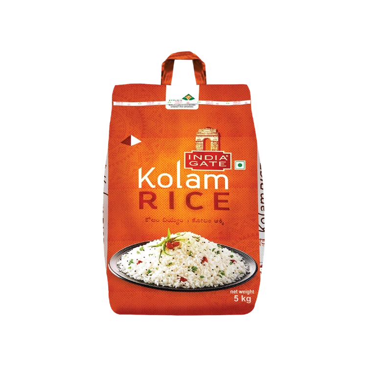 India Gate Premium Kolam Rice (Medium Grain) (Kolam Akki)