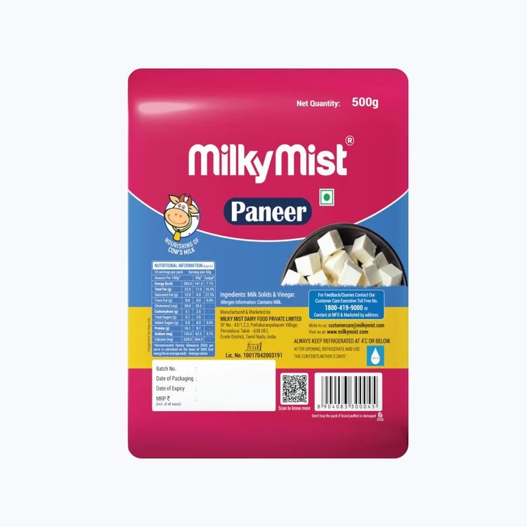 Milky Mist Paneer