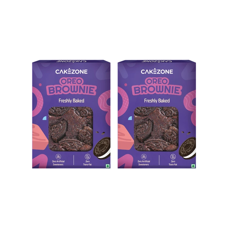 CakeZone Oreo Brownie - Pack of 2