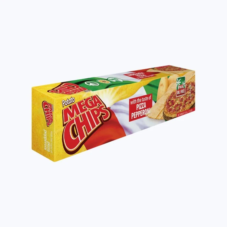 Mega Chips Pizza Pepperoni Flavoured Potato Chips