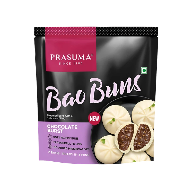 Prasuma Bao Bun Chocolate Burst (2 Baos) - Frozen