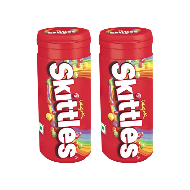 Skittles Original Bite-size Fruit Candy - Pack of 2