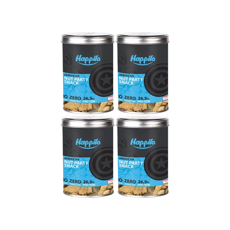 Happilo Jamaican Nut Party Mix Nuts - Pack of 4