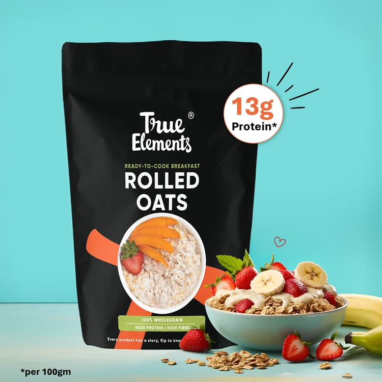 True Elements Wholegrain Rolled Oats