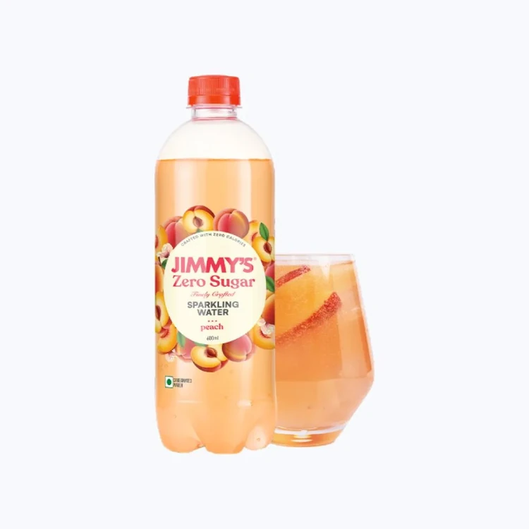 Jimmy's Zero Sugar Sparkling Water (Peach)