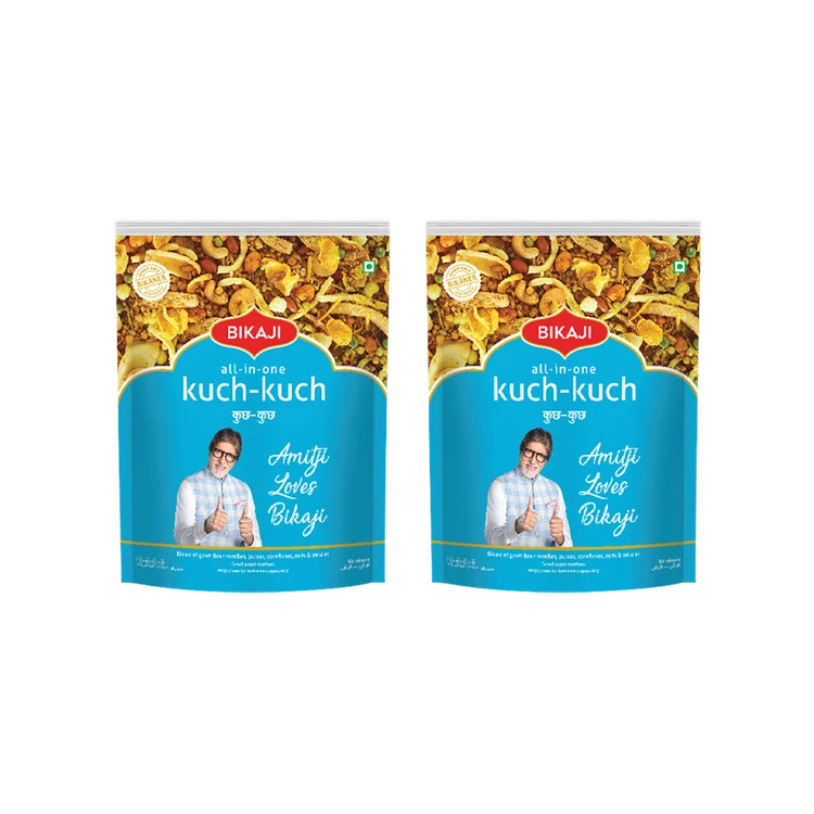 Bikaji All in One Kuch Kuch Mixture Namkeen - Pack of 2