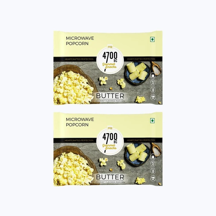 4700BC Butter Microwave Popcorn, Jumbo Size - Pack of 2