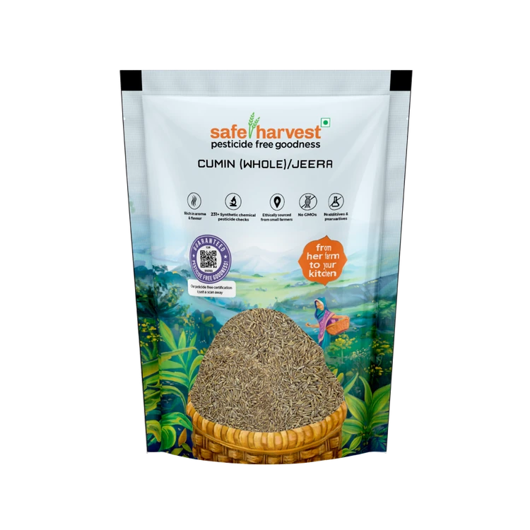 Safe Harvest Pesticide-Free Cumin Seeds / Jeera Seeds
