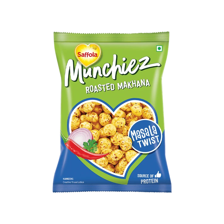 Saffola Munchiez Masala Twist Roasted Flavoured Makhana