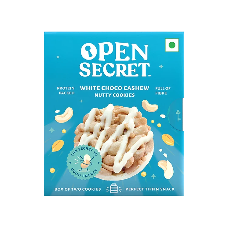 Open Secret White Chocolate Cashew Cookies