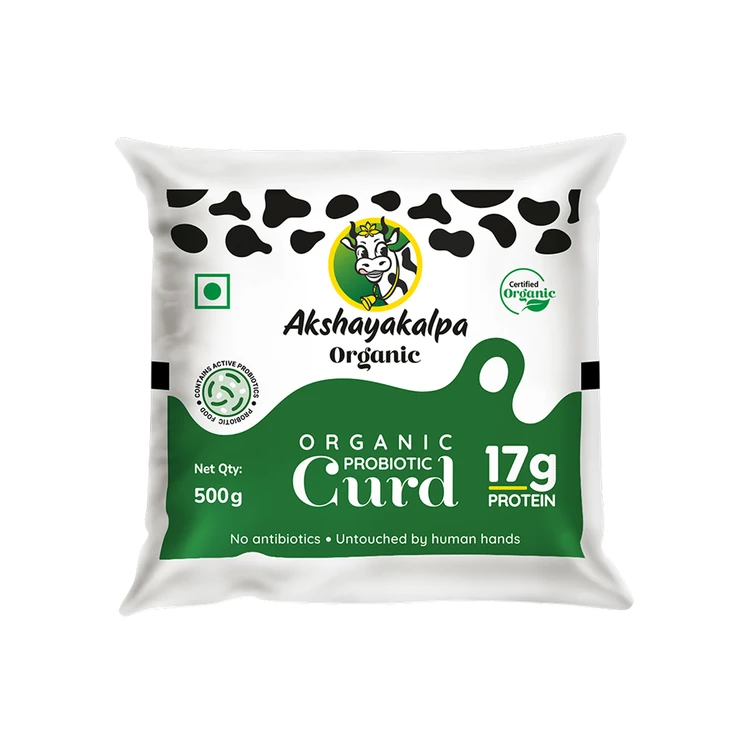 Akshayakalpa Organic Probiotic Pouch Curd