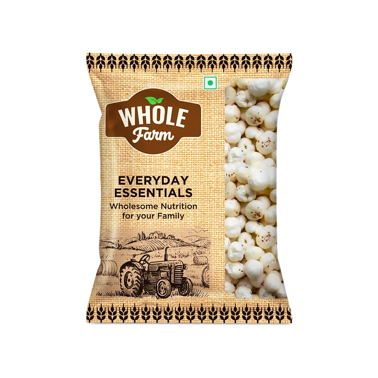 Whole Farm Premium Plain Makhana/Foxnuts (Kamalakatte)