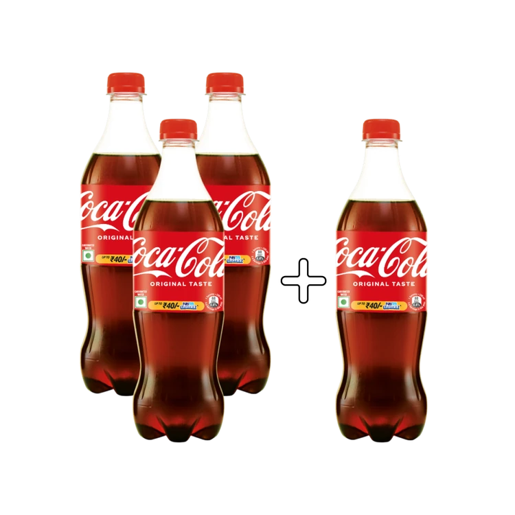 Coca-Cola Soft Drink (750 ml) - Buy 3 Get 1 Free
