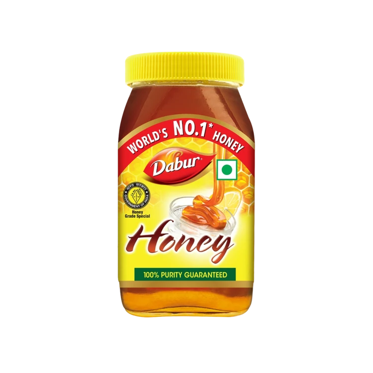 Dabur Honey - 100% Pure, World's No.1 Honey Brand (No Sugar Adulteration)