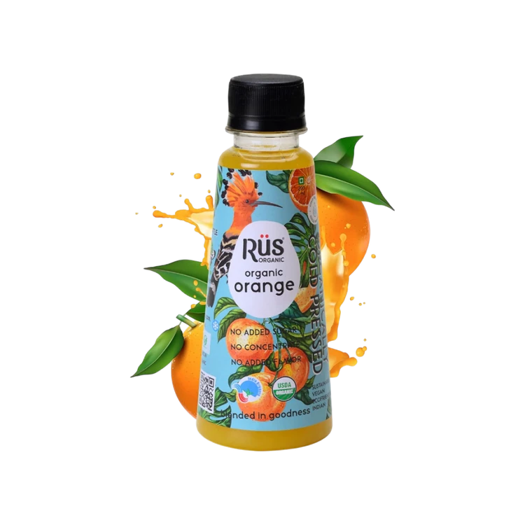 Rus Organic Orange Cold Pressed Juice