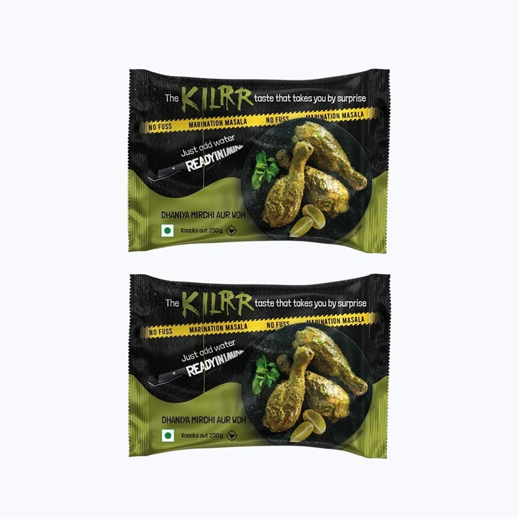 KILRR Dhaniya Mirchi Aur Woh Chicken Masala - Pack of 2 (Koli Masala)