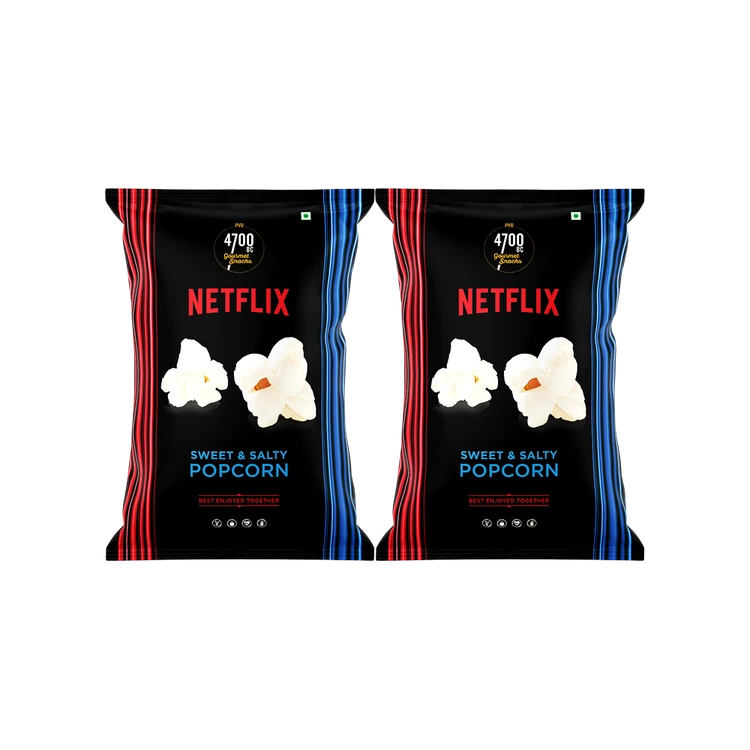 4700BC Netflix Sweet & Salty Popcorn, Jumbo Size - Pack of 2